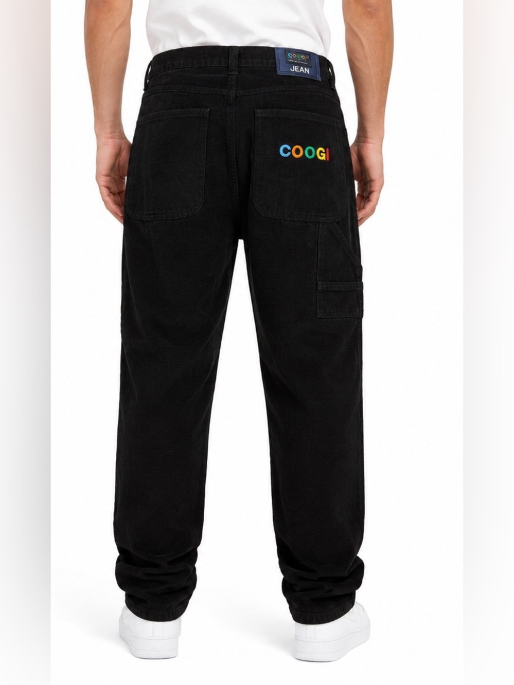 Vintage COOGI Australia Corduroy Carpenter Jeans Black Size 36